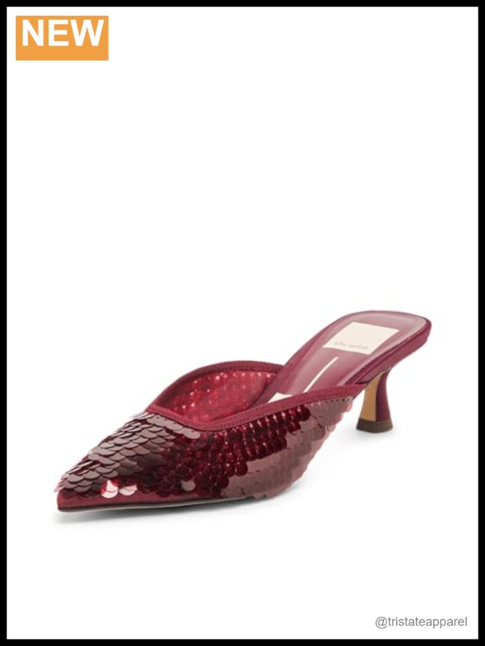 Dolce Vita Cleo Sequin Pointed Toe Kitten Heel Pump Formal Dress Shoe